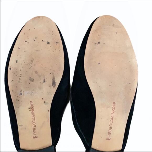 Rebecca Minkoff Raylee Blue Suede Embroidered Mule Sz 6 - Picture 5 of 5